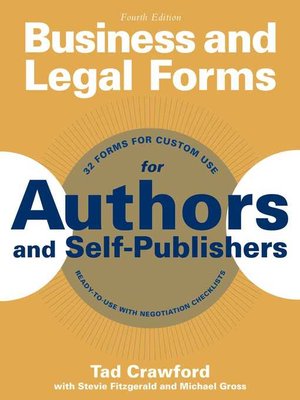 cover image of Business and Legal Forms for Authors and Self-Publishers